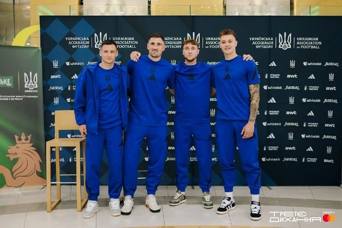Zawodnicy reprezentacji Ukrainy w piłce nożnej spotkali się z kibicami