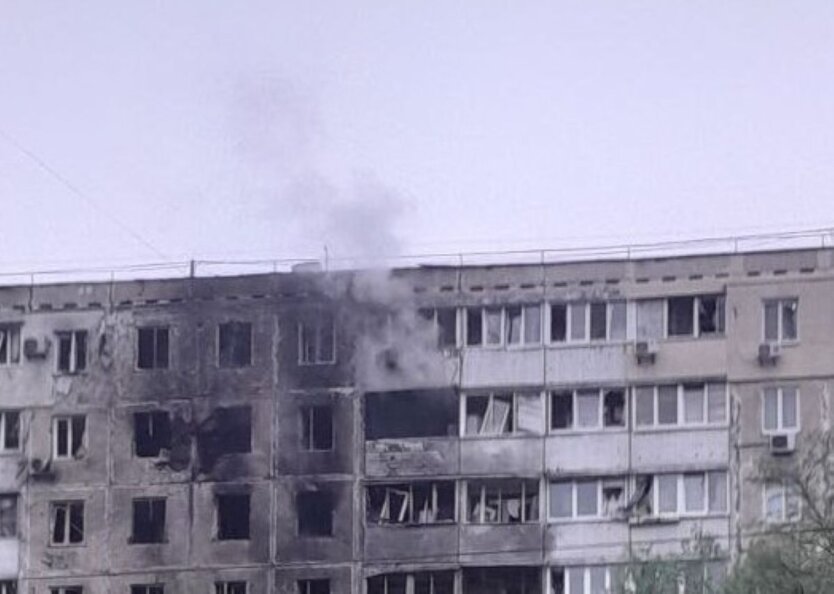 Наслідки ракетних та дронових атак у Києві